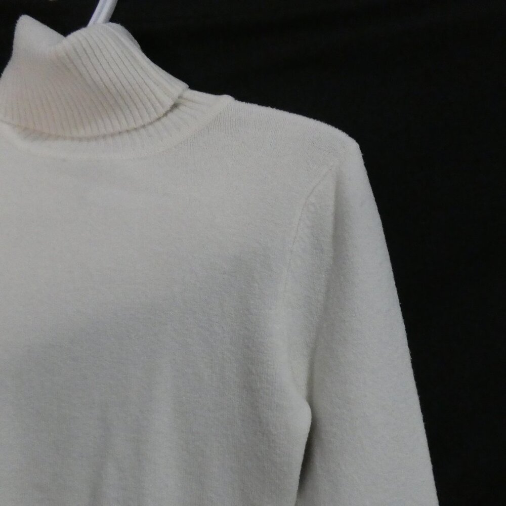 COSTA BLANCA - Knitwear | small - medium | Ivory Ribbed Turtleneck Sweater - Picture 5 of 15